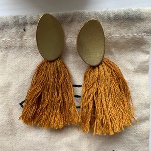 Madewell Fringe Tassel Earrings